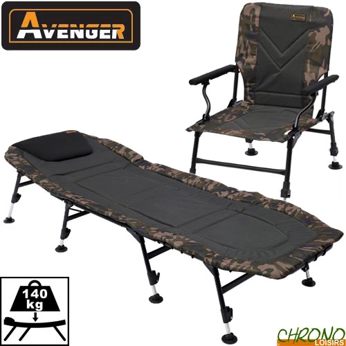 Pack Bed Level Chair Prologic Avenger Camou 1 Pack Bed Level Chair Prologic Avenger Camou