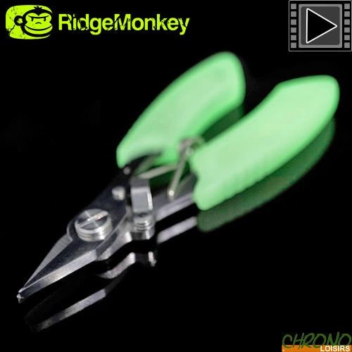 Ciseaux RidgeMonkey Nite Glow Braid Scissors 1 Ciseaux RidgeMonkey Nite Glow Braid Scissors