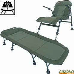Pack Bed Level Chair Carp Design Green Line 8 Pieds