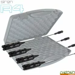 Nash Tackle Coffret Nash 4 Hangers Siren Night Glo Bobbins Small Noir