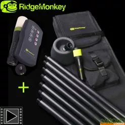 Pack RidgeMonkey Marqueur Markapole 7m + Balise Lumineuse Markalite + Télécommande