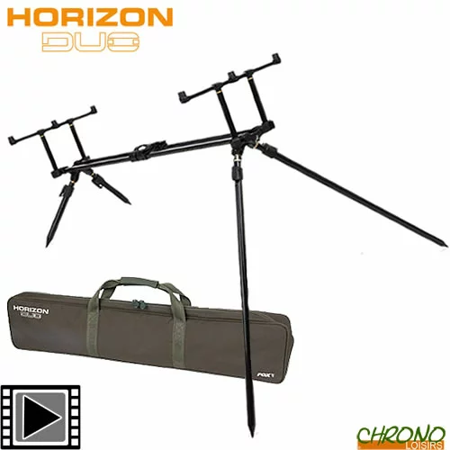 Rod Pod Fox Horizon Duo 3 Cannes + Jeu De Pieds Longs 36” 1 Rod Pod Fox Horizon Duo 3 Cannes + Jeu De Pieds Longs 36”