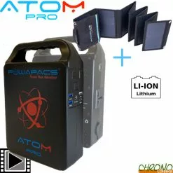 Batterie Powapacs Atom Pro 96000mAh + Panneau Solaire 60W