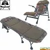 Pack Bed Level Chair Carp Design Camo Line 8 Pieds