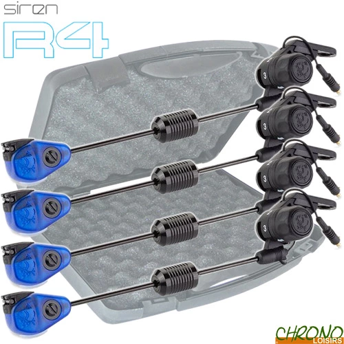 Nash Tackle Coffret Nash 4 Swingers Siren Night Glo Swing Arm Bleu 1 Nash Tackle Coffret Nash 4 Swingers Siren Night Glo Swing Arm Bleu