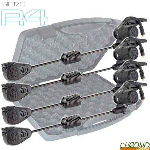 Nash Tackle Coffret Nash 4 Swingers Siren Night Glo Swing Arm Noir 1 Nash Tackle Coffret Nash 4 Swingers Siren Night Glo Swing Arm Noir