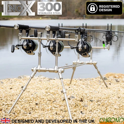 Rod Pod Carp Spirit Inox 300 Complet 3 Cannes 1 Rod Pod Carp Spirit Inox 300 Complet 3 Cannes