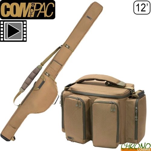 Pack Bagagerie Korda Compac 3x12' (2 Pièces) 1 Pack Bagagerie Korda Compac 3x12' (2 Pièces)