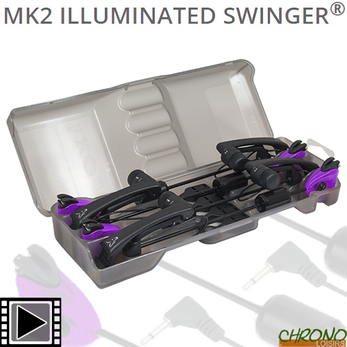 Coffret 4 Balanciers Fox MK2 Illuminated Swinger Pourpre 1 Coffret 4 Balanciers Fox MK2 Illuminated Swinger Pourpre