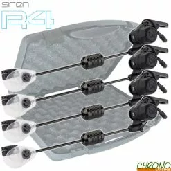 Nash Tackle Coffret Nash 4 Swingers Siren Night Glo Swing Arm Blanc