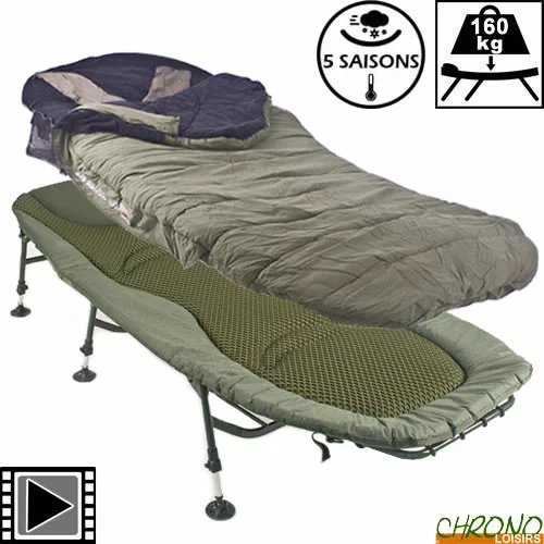 Pack Carp Design Confort Bed + Duvet Evo 5 Saisons 1 Pack Carp Design Confort Bed + Duvet Evo 5 Saisons