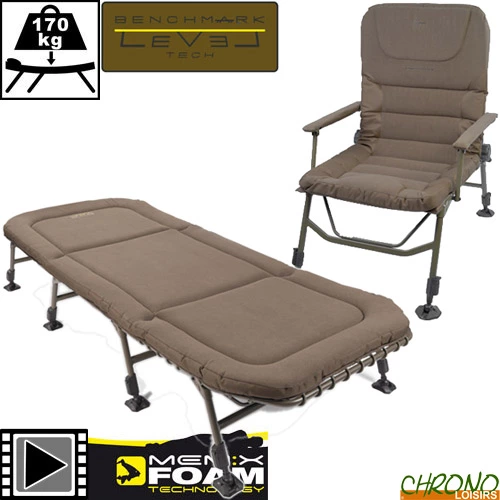 Pack Bed Level Chair Avid Carp Benchmark Memory Foam 1 Pack Bed Level Chair Avid Carp Benchmark Memory Foam