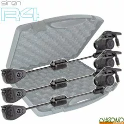 Nash Tackle Coffret Nash 3 Swingers Siren Night Glo Swing Arm Noir