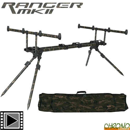 Rod Pod Fox Ranger MKII Camou 4 Cannes 1 Rod Pod Fox Ranger MKII Camou 4 Cannes