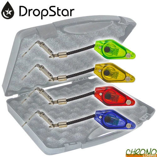 Coffret Carpsounder 4 Hangers Lumineux Dropstar DR-LX2 Couleur 1 Coffret Carpsounder 4 Hangers Lumineux Dropstar DR-LX2 Couleur