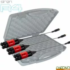 Nash Tackle Coffret Nash 3 Hangers Siren Night Glo Bobbins Large Rouge