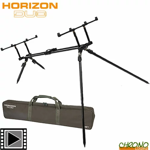 Rod Pod Fox Horizon Duo 4 Cannes + Jeu De Pieds Longs 36" 1 Rod Pod Fox Horizon Duo 4 Cannes + Jeu De Pieds Longs 36"