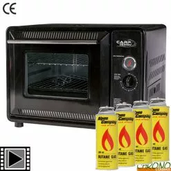 Pack Carp Design Four à Gaz Camplux Portable + 4 Gaz