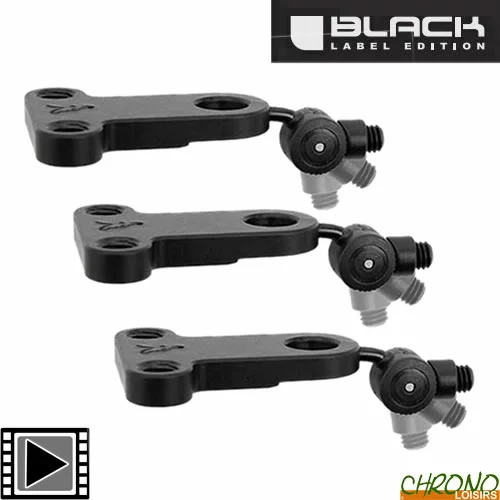 Fixation Hanger Fox Black Label Adjustable Hockey Stick Plate (les 3) 1 Fixation Hanger Fox Black Label Adjustable Hockey Stick Plate (les 3)